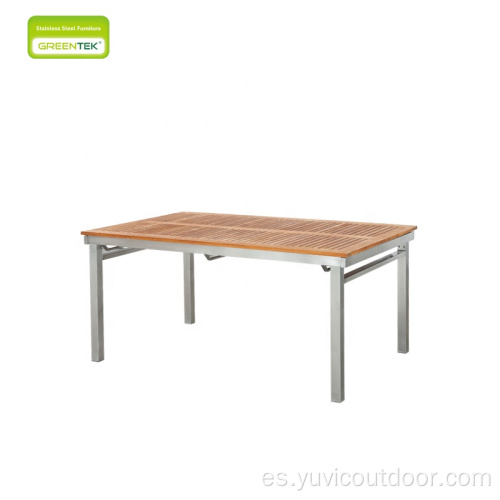 Mesa de comedor retráctil de moda y silla.